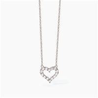 Collana Mabina Donna HAPPY LOVE in Argento Zircone 553681 - 553681